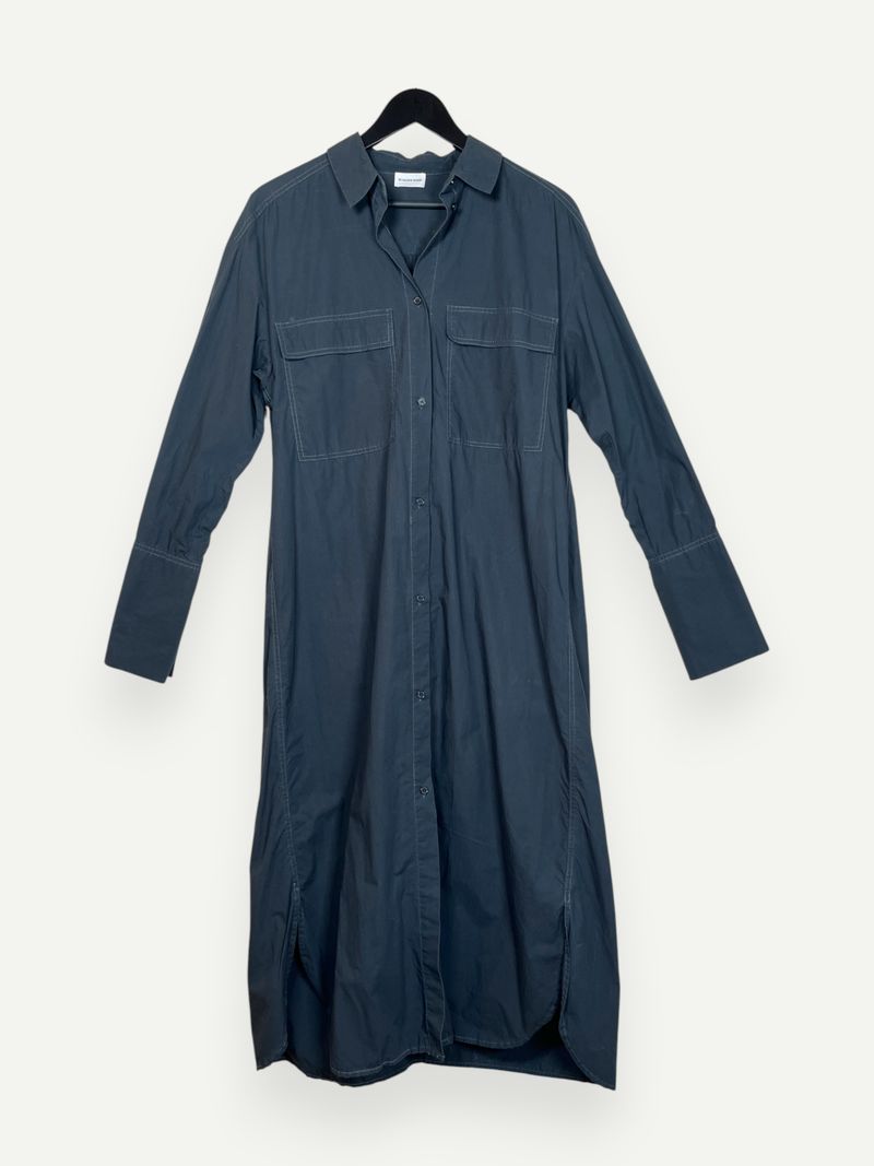 Einadia Dark Blue Shirt Dress