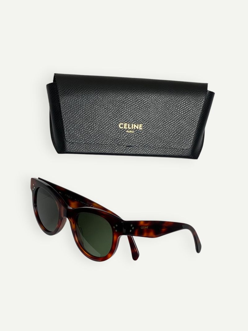 Tortoiseshell D-Frame Sunglasses