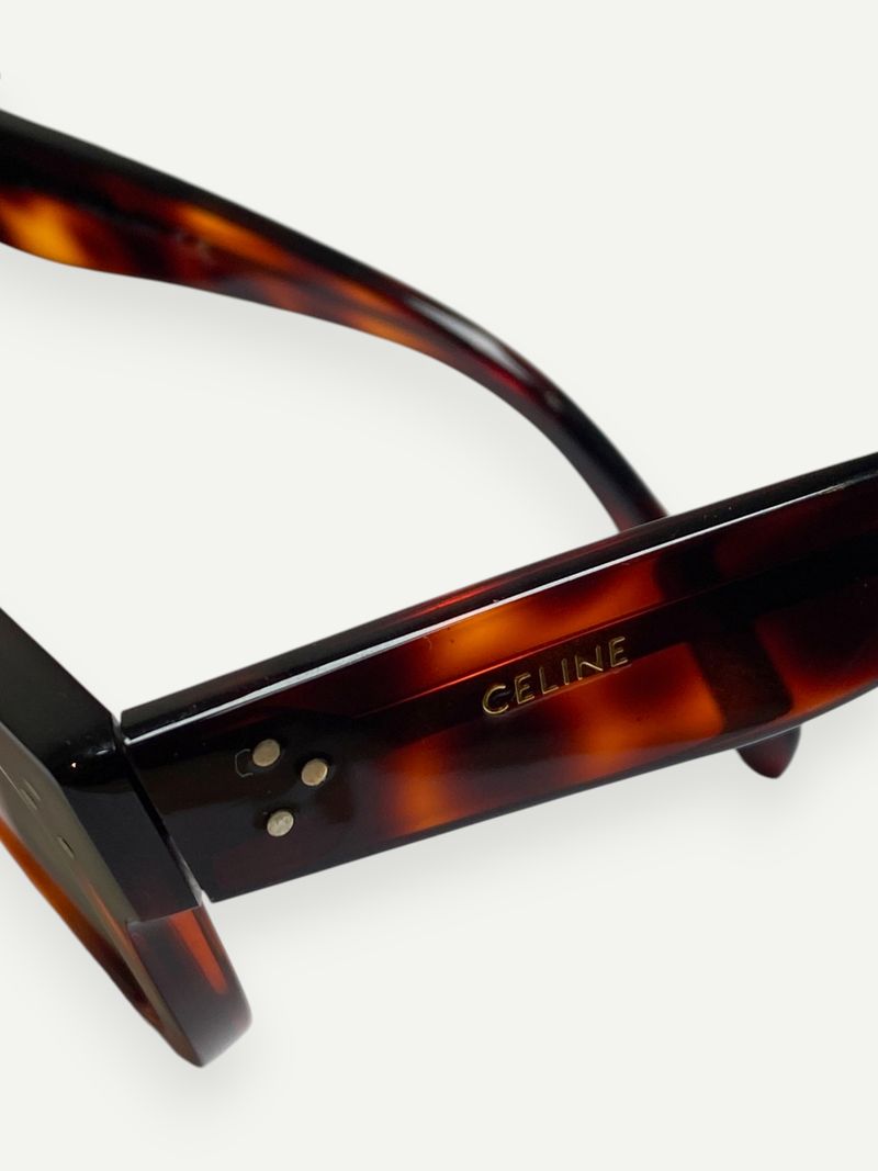 Tortoiseshell D-Frame Sunglasses