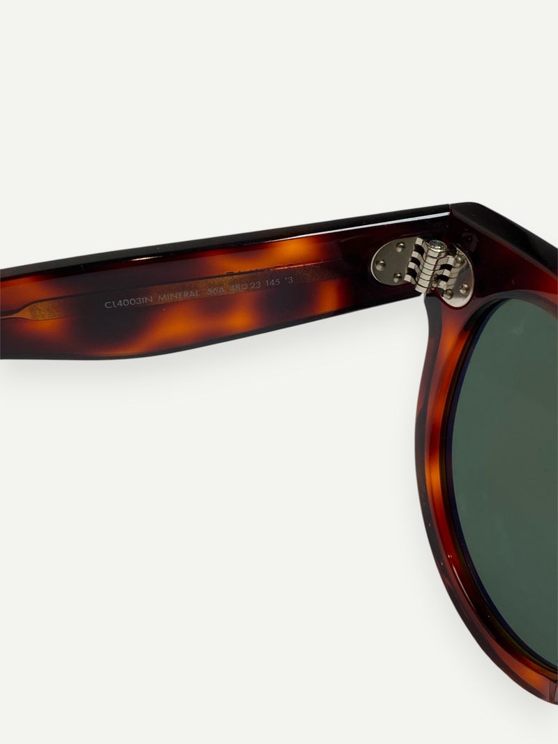 Tortoiseshell D-Frame Sunglasses