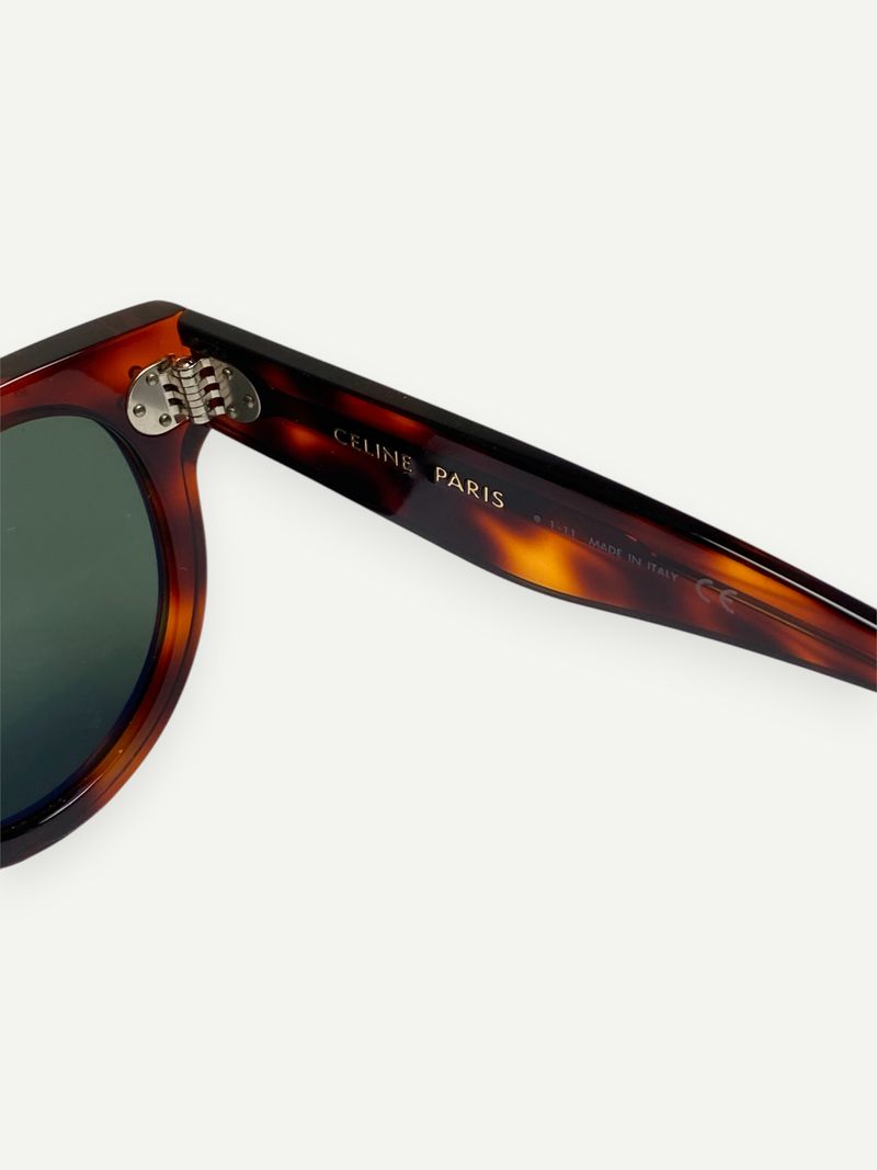 Tortoiseshell D-Frame Sunglasses