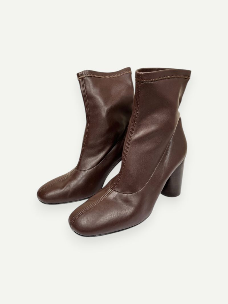 Brown High Heel Boot