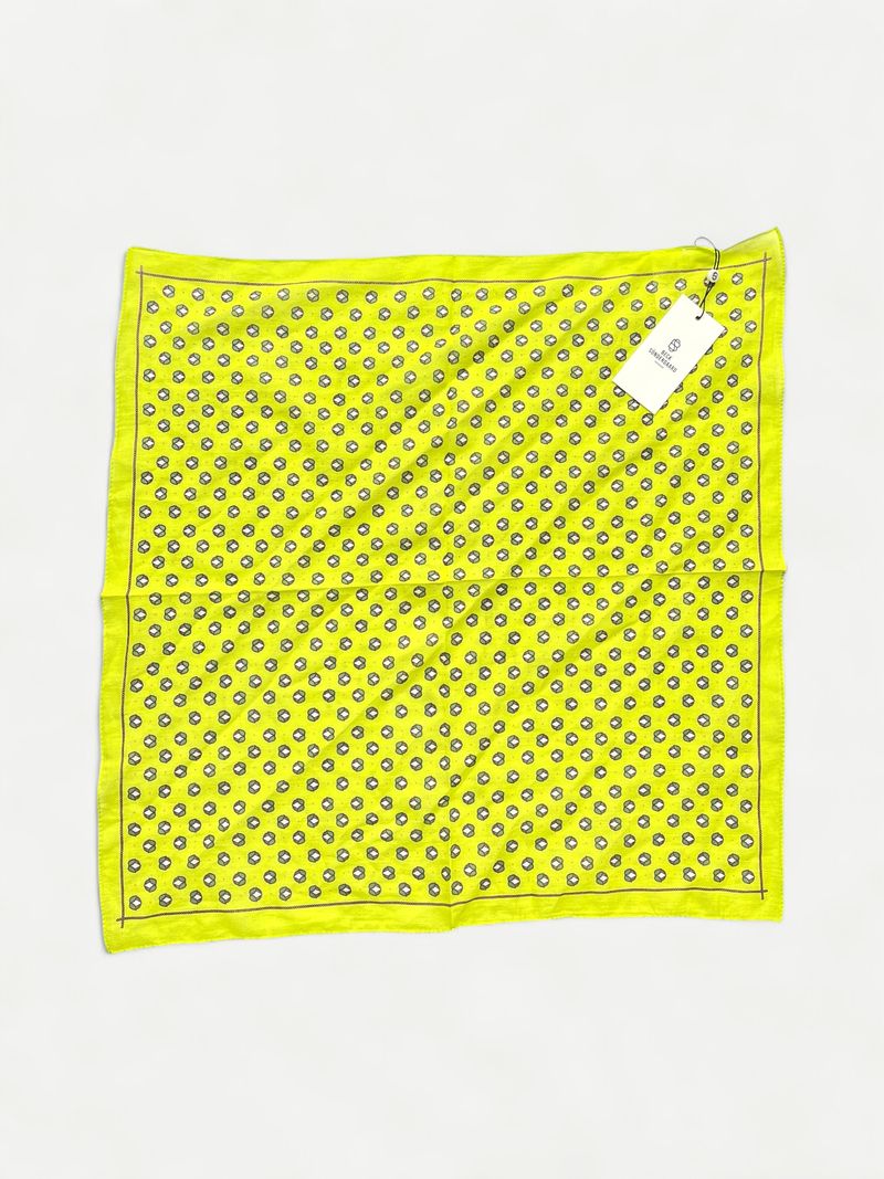 Limefärgad bomullshalsduk