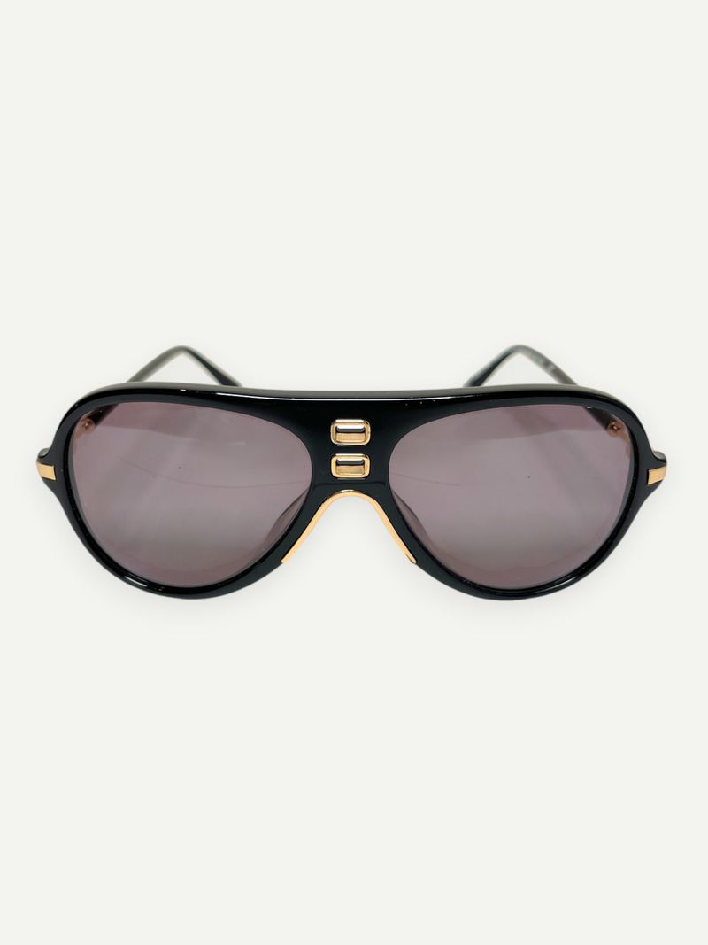 Black Aviator Sunglasses