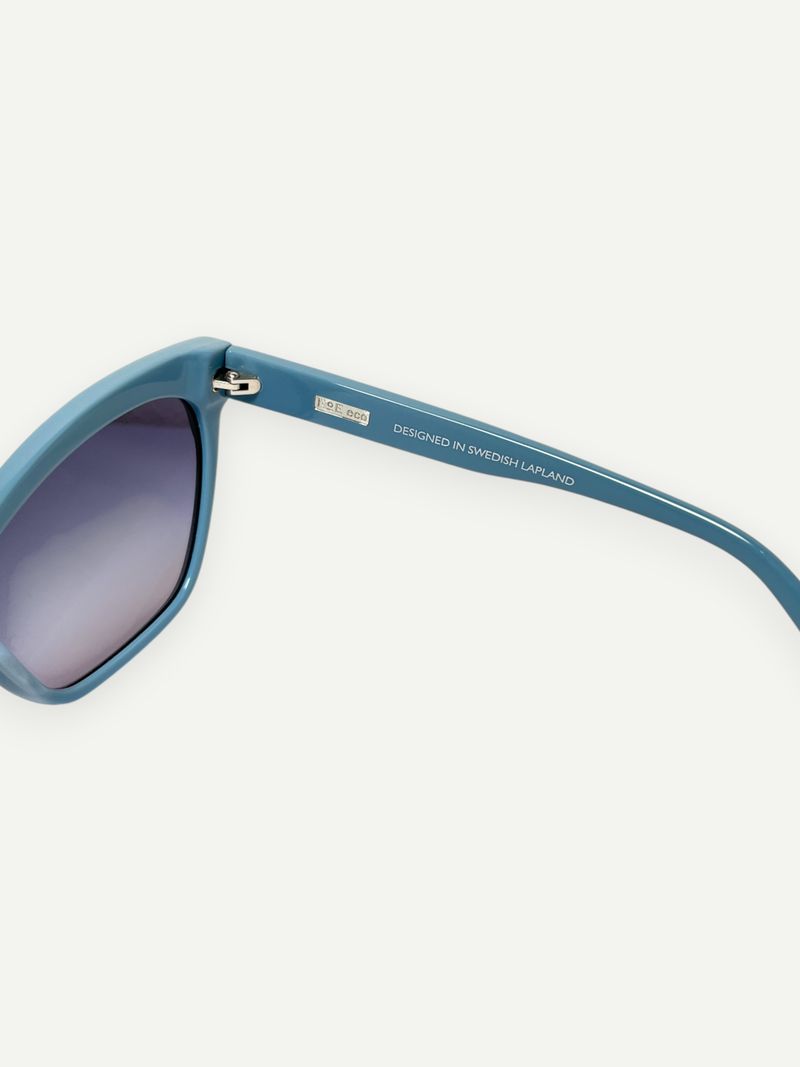 Blue Cat-Eye Sunglasses