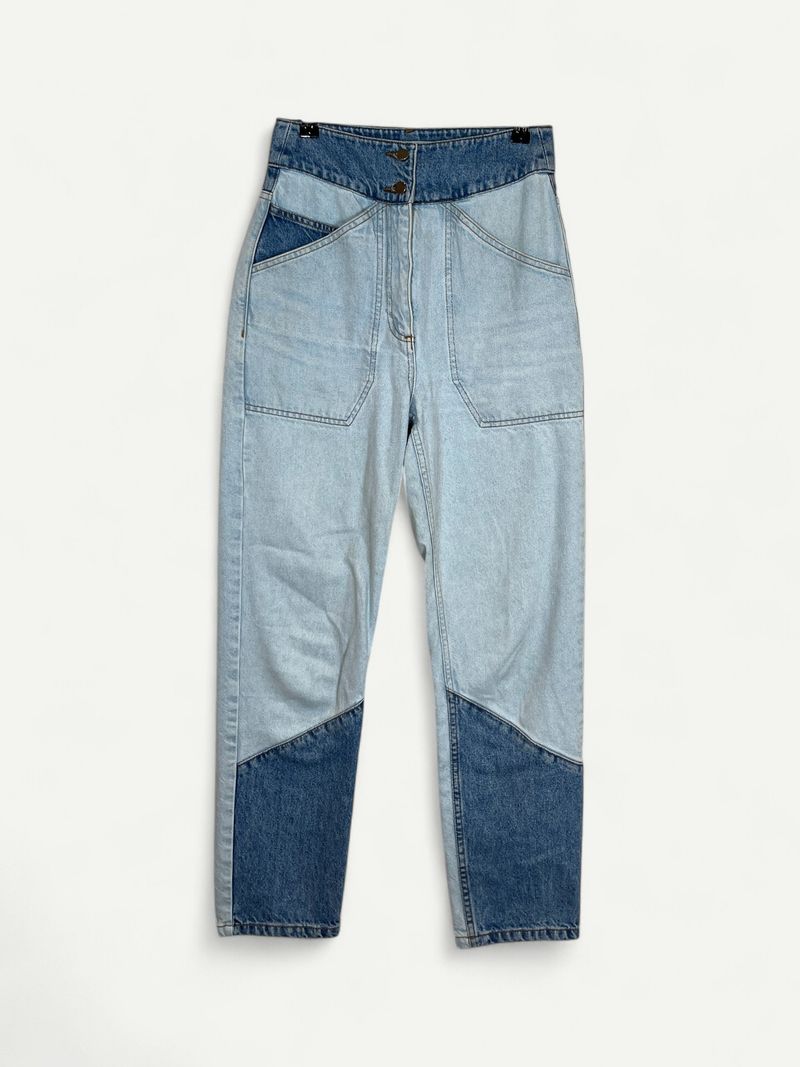 Patched Regular Jeans