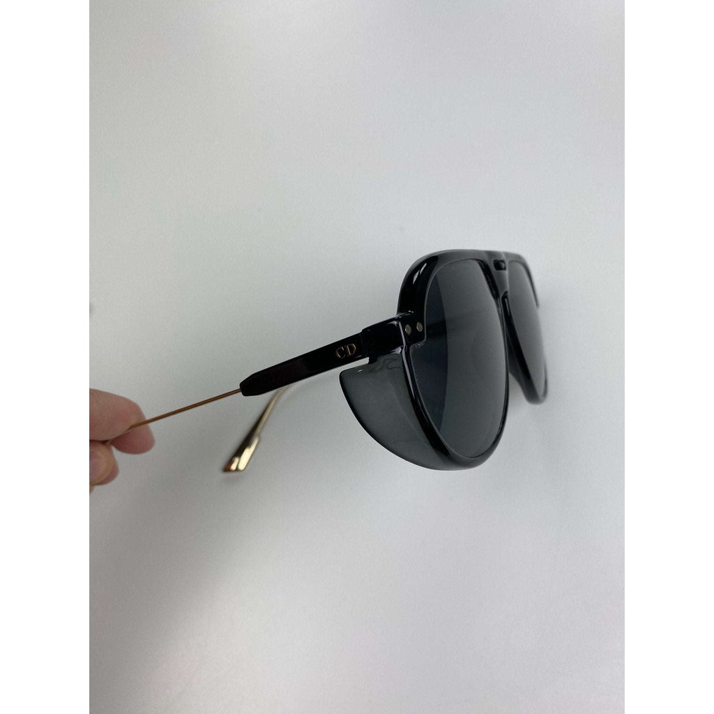 Black Aviator Sunglasses by Dior