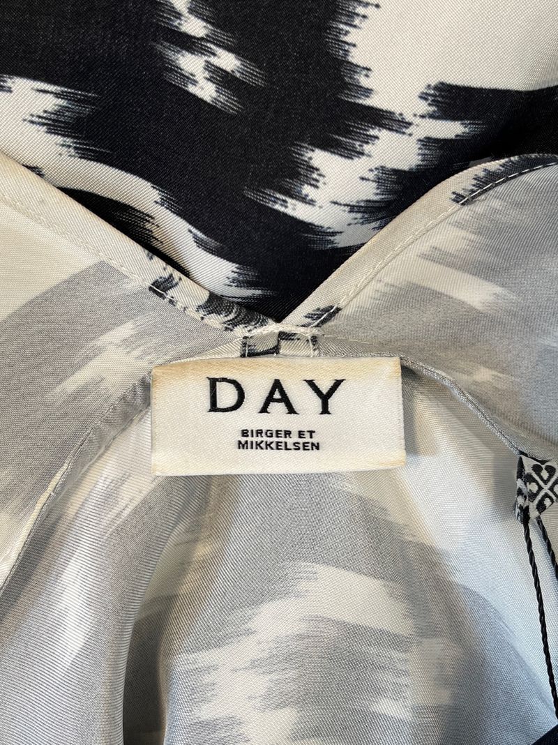 Svart &amp; Vit Kimono Topp