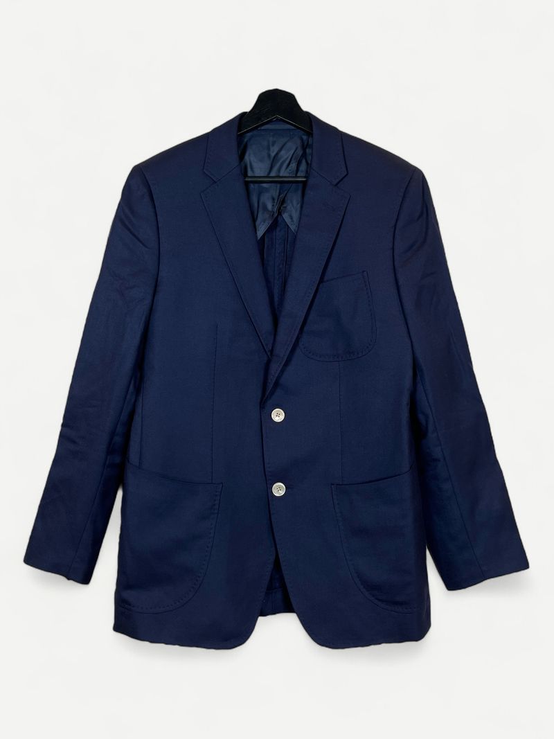 Navy Wool Blazer