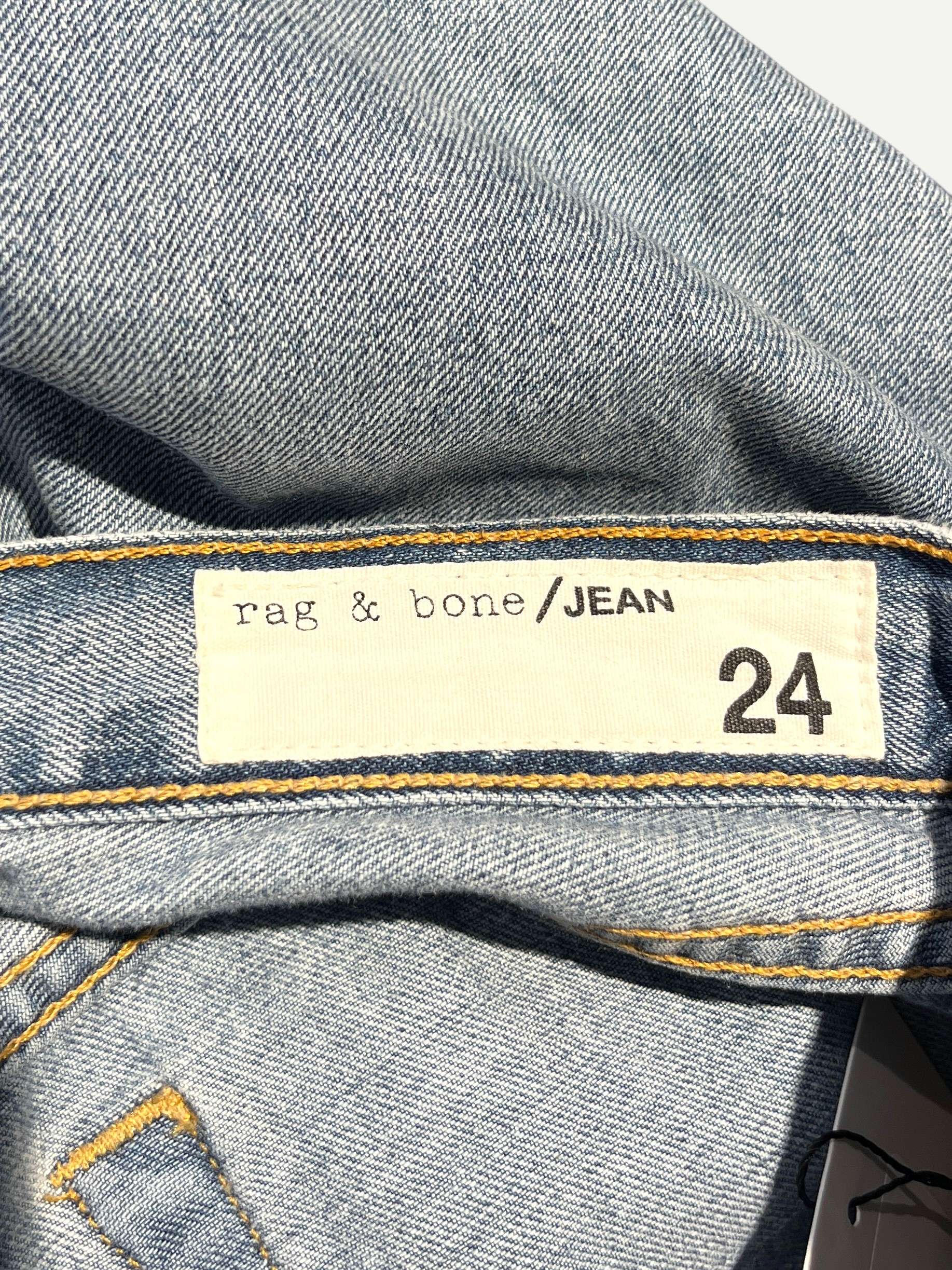 Blue Distressed Skinny Jeans