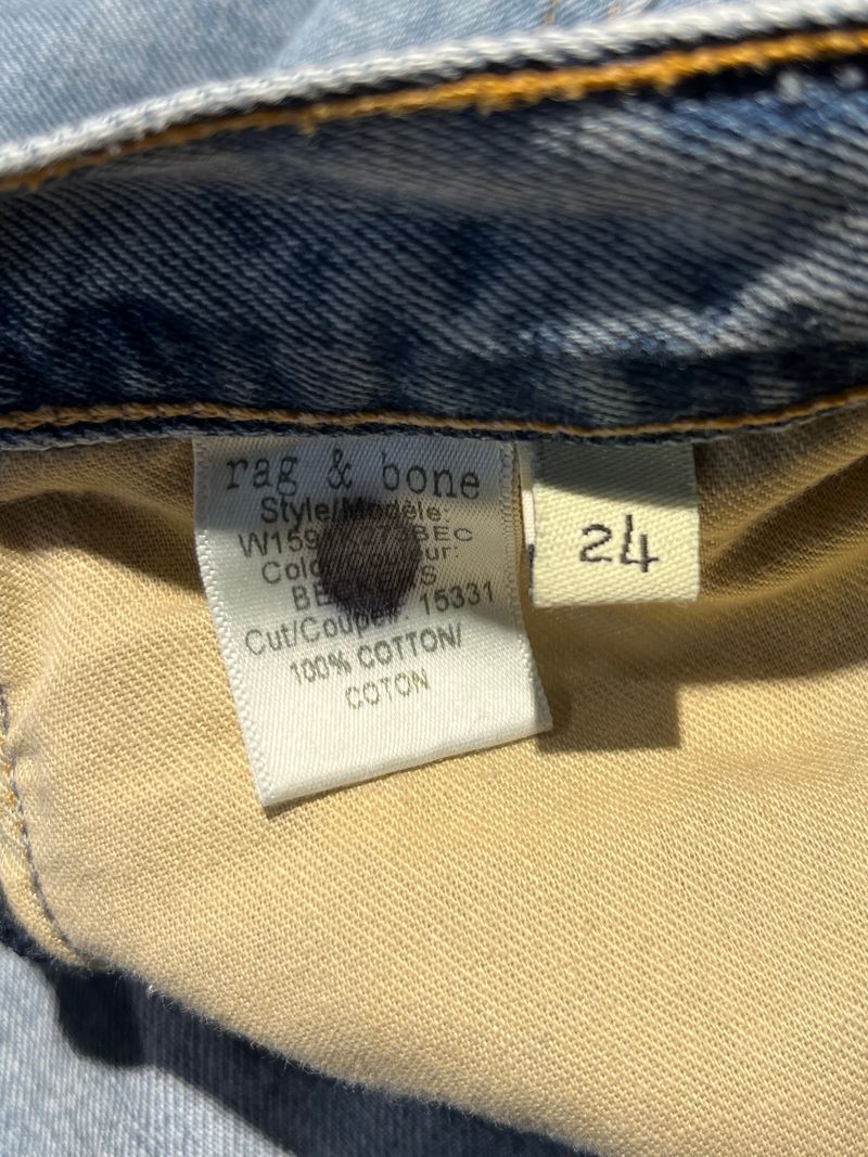 Blue Distressed Skinny Jeans