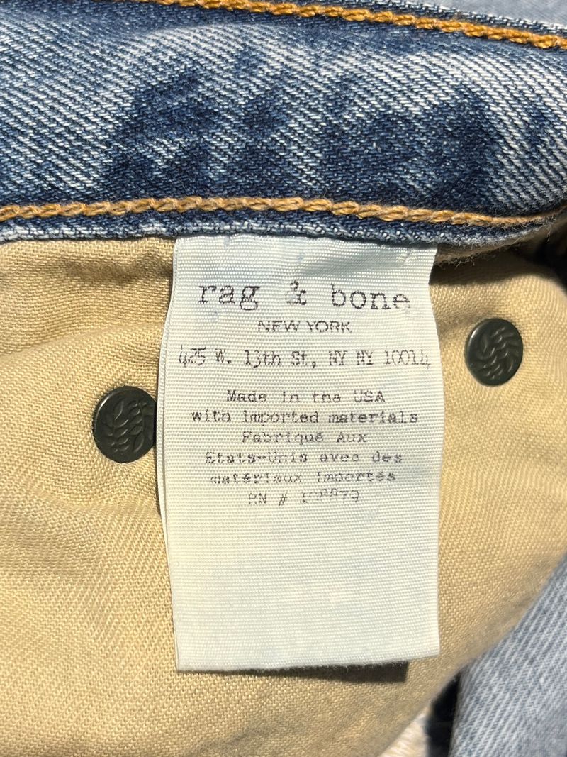 Blue Distressed Skinny Jeans