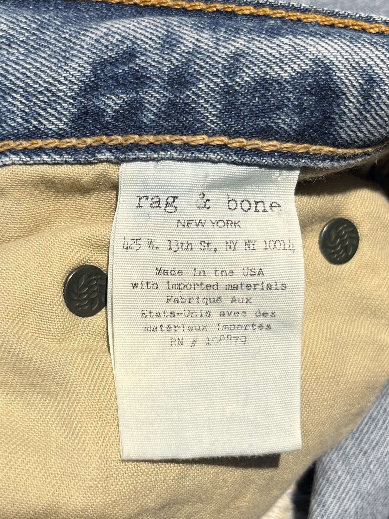 Blue Distressed Skinny Jeans