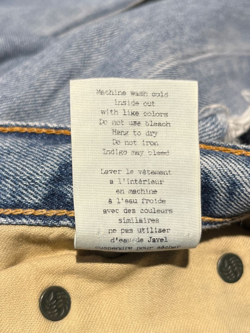 Blue Distressed Skinny Jeans