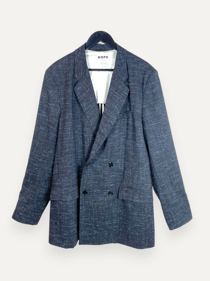 Dark Grey Single Breasted Blazer