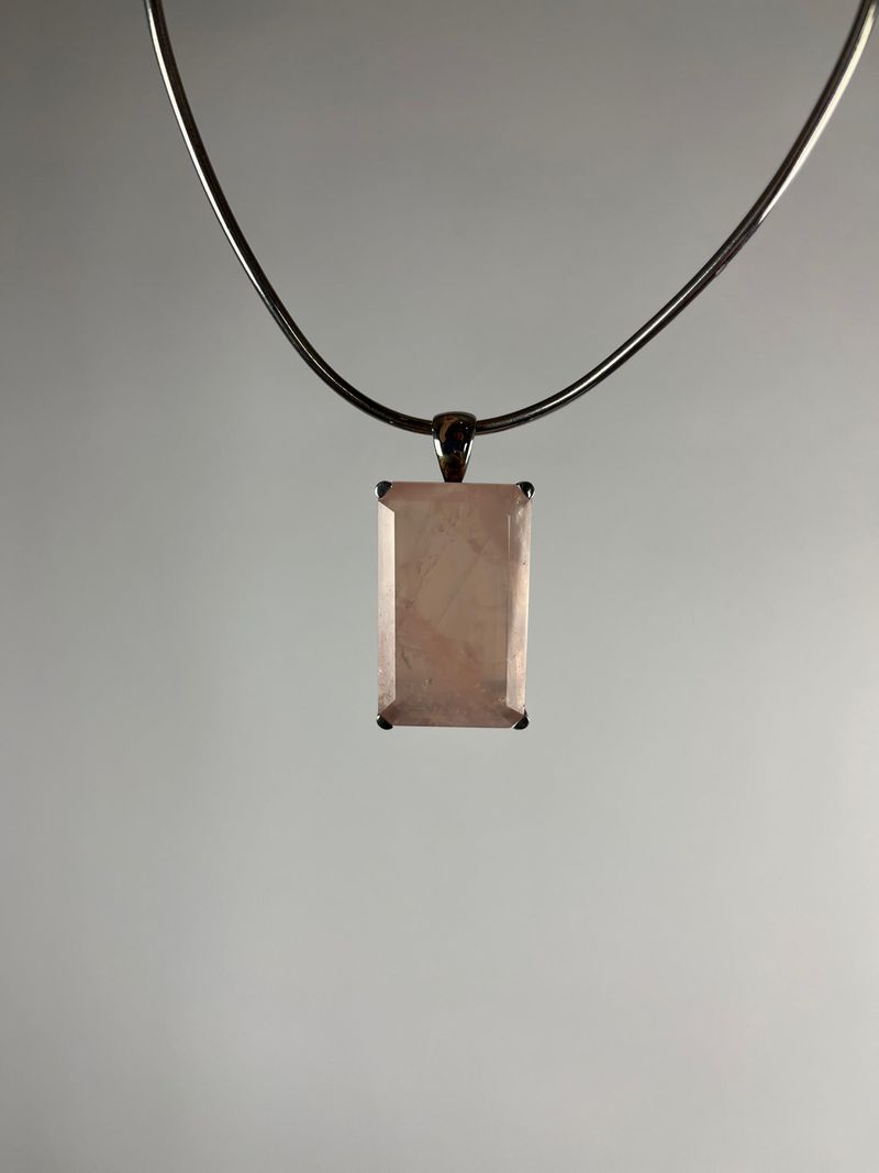 Pink Pendant Necklace