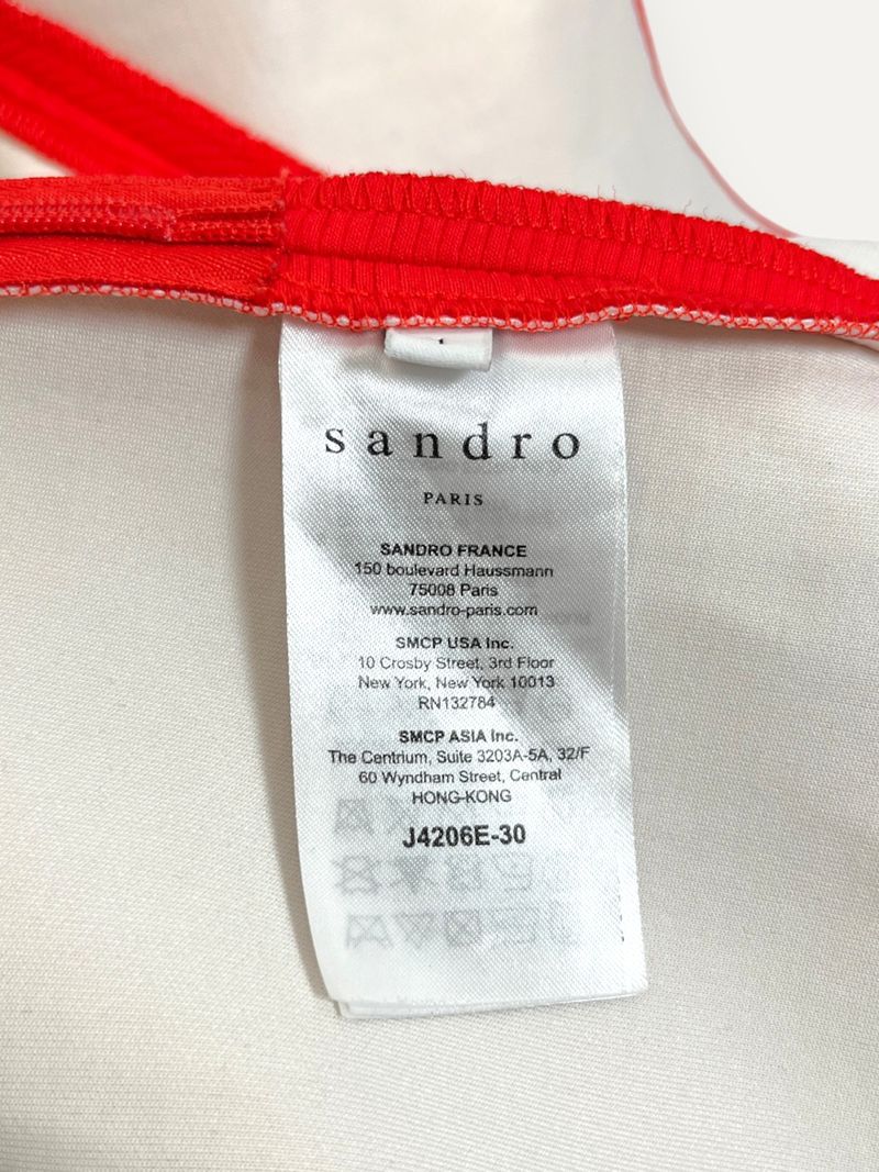 Red Mini Frill Skirt