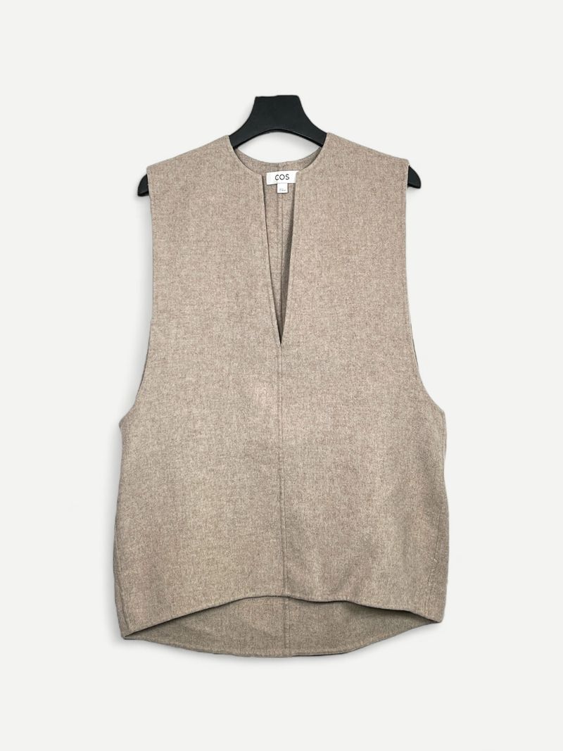 Beige Vest Knitwear