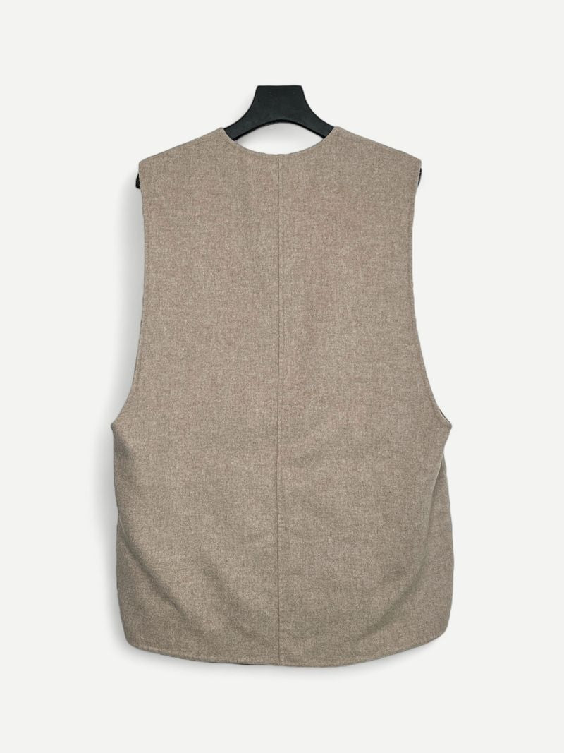 Beige Vest Knitwear