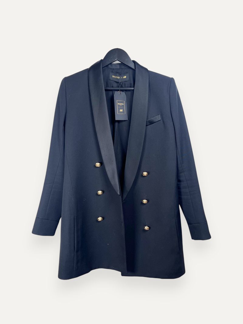 Black Double Breasted Blazer