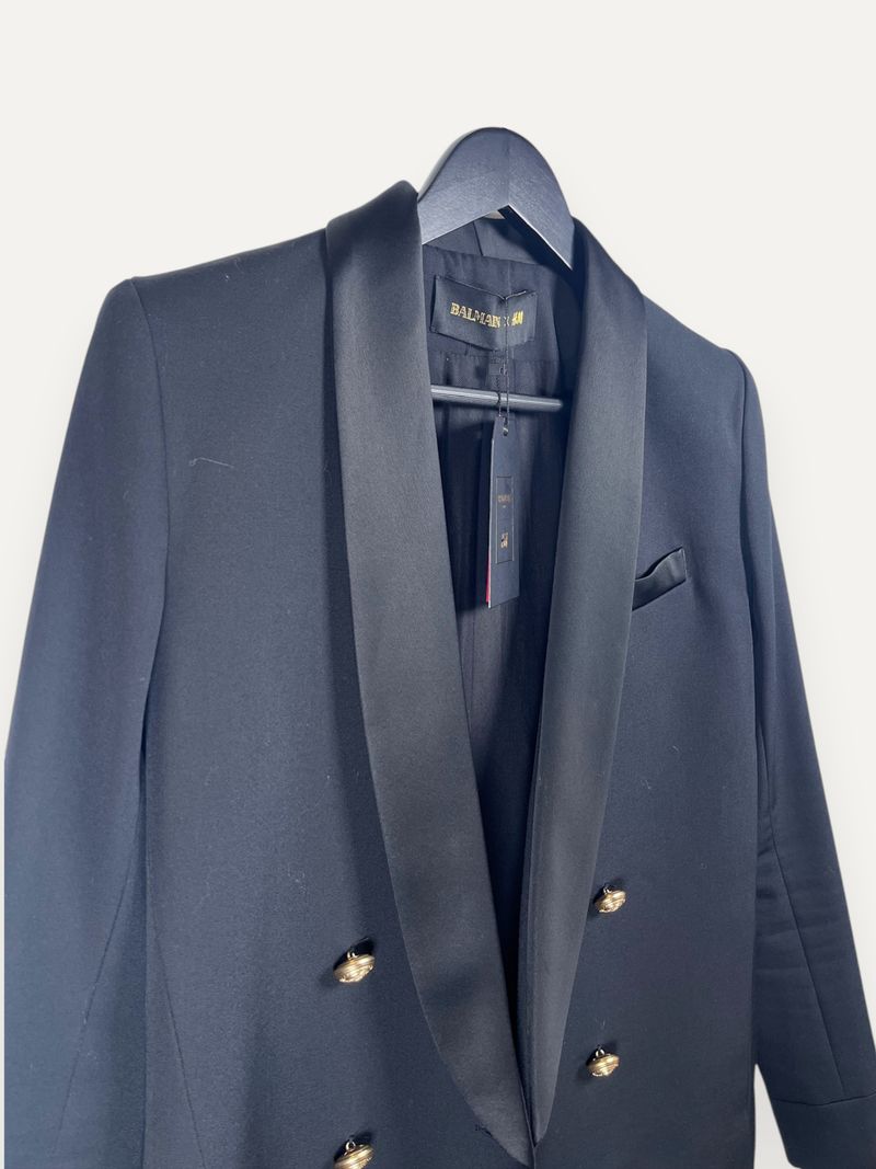 Black Double Breasted Blazer