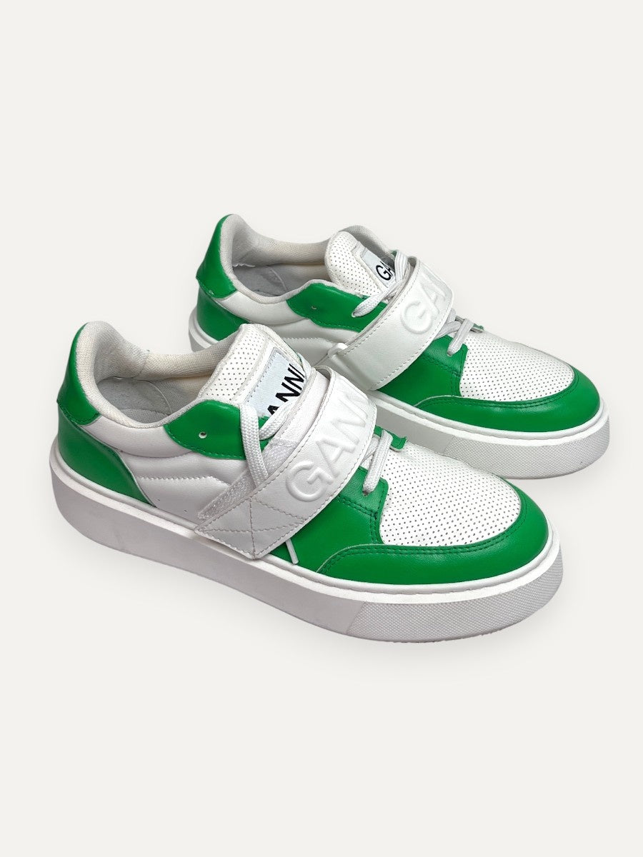 S1967 Sporty Mix Cupsole Green Low Top Sneakers