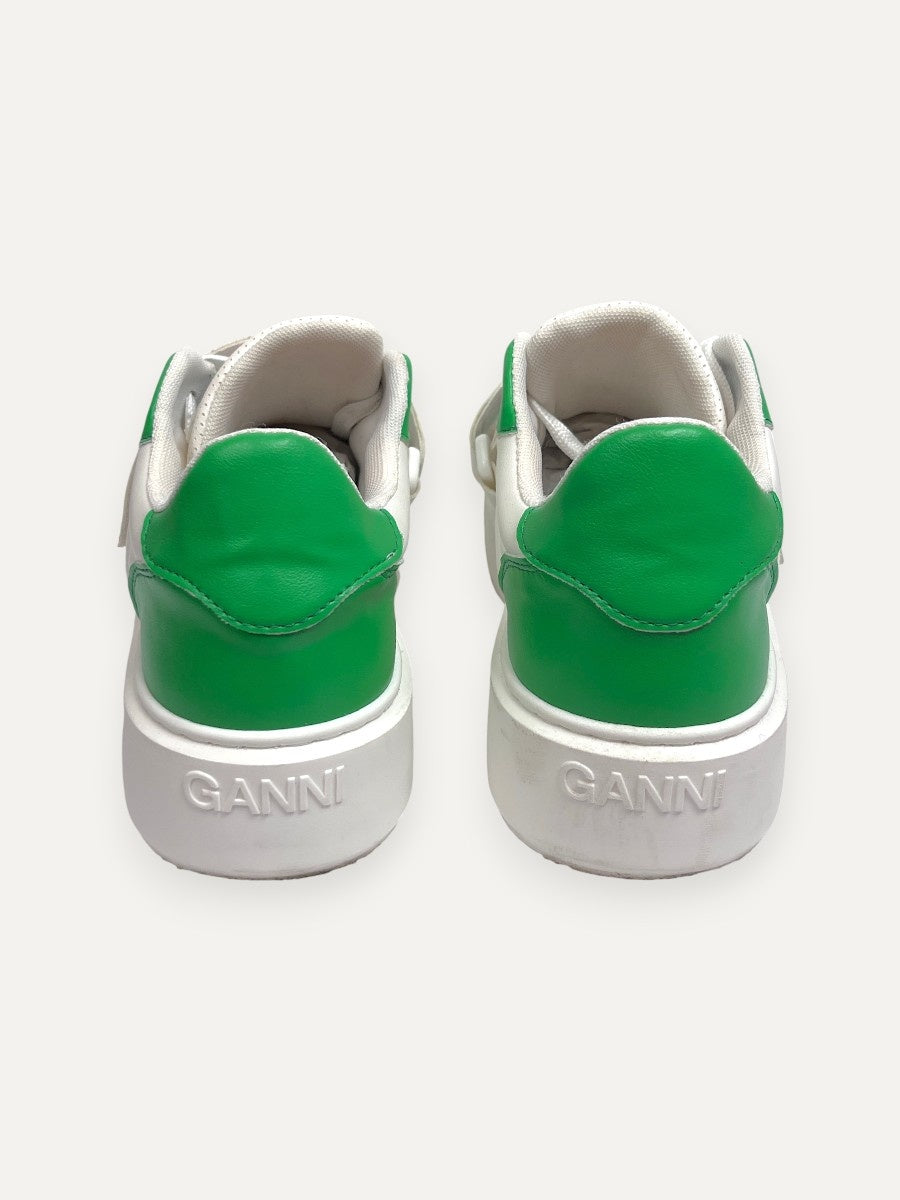 S1967 Sporty Mix Cupsole Green Low Top Sneakers