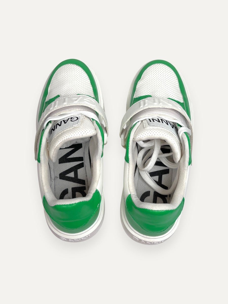 S1967 Sporty Mix Cupsole Green Low Top Sneakers