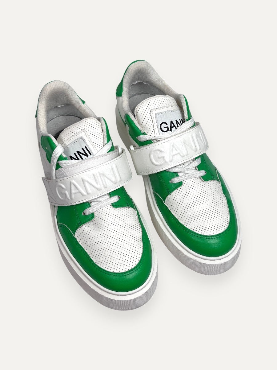 S1967 Sporty Mix Cupsole Green Low Top Sneakers
