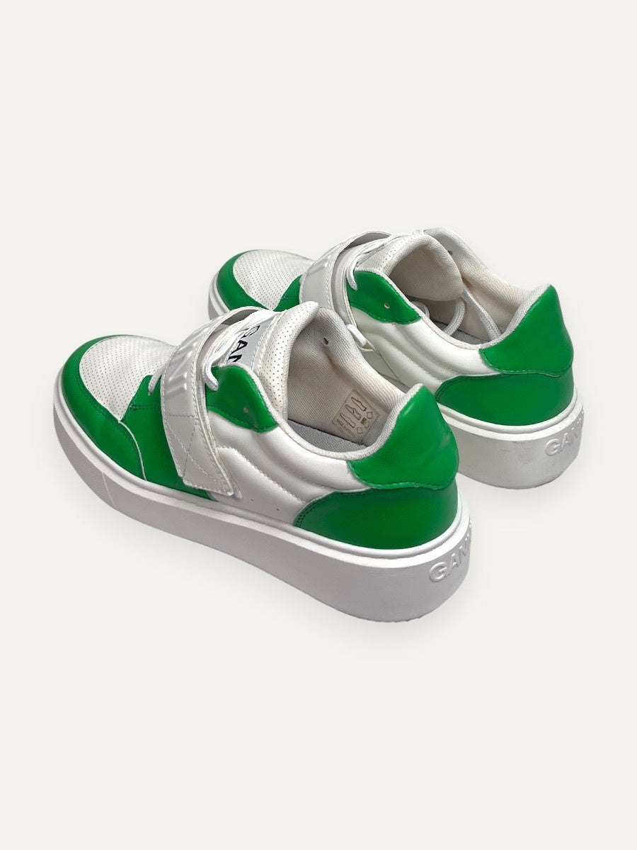 S1967 Sporty Mix Cupsole Green Low Top Sneakers