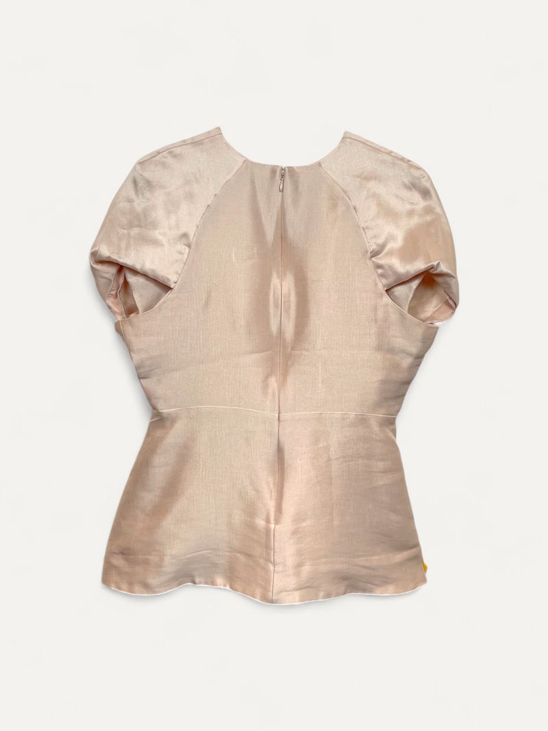 Dust Pink Short Sleeve Top