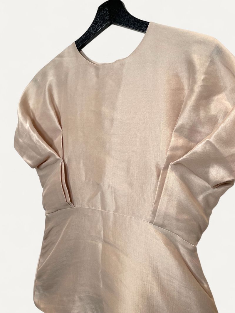 Dust Pink Short Sleeve Top