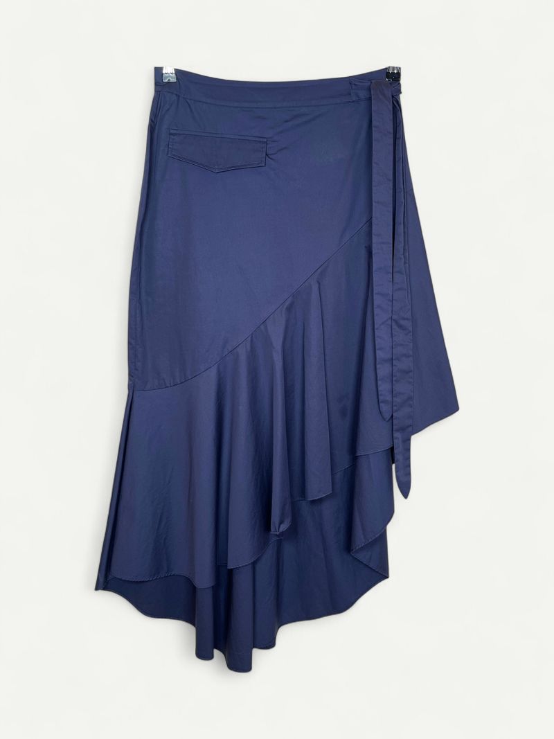 Dark Blue Asymmetrical Amalia Skirt
