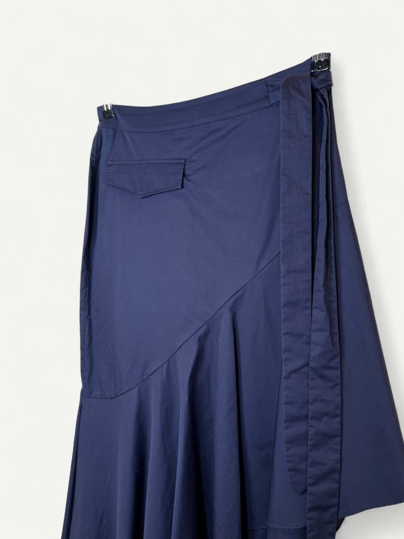 Dark Blue Asymmetrical Amalia Skirt