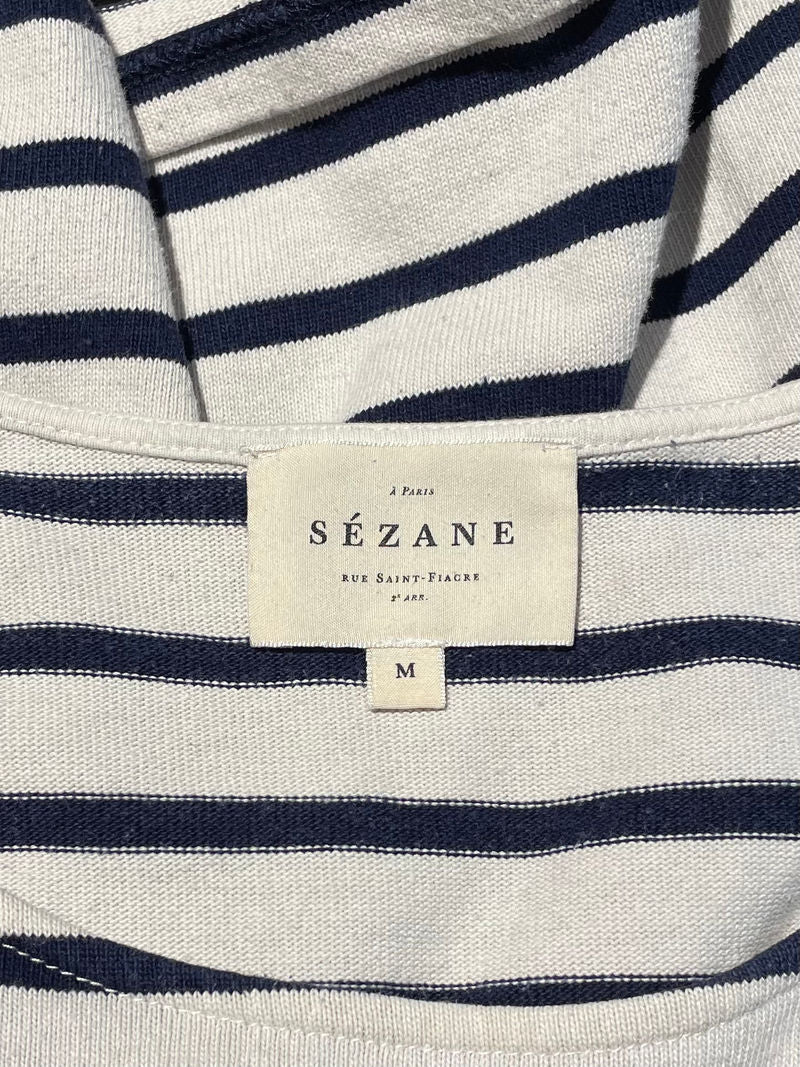Blue and White Top