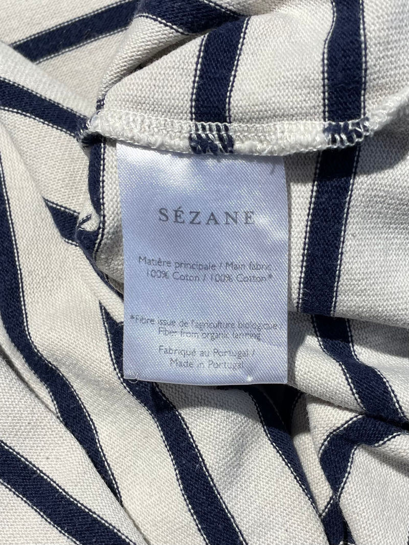 Blue and White Top