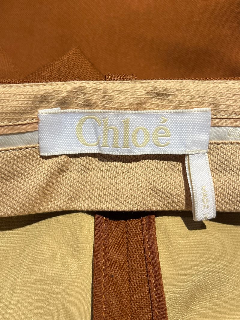 Wool Caramel Suit Pant