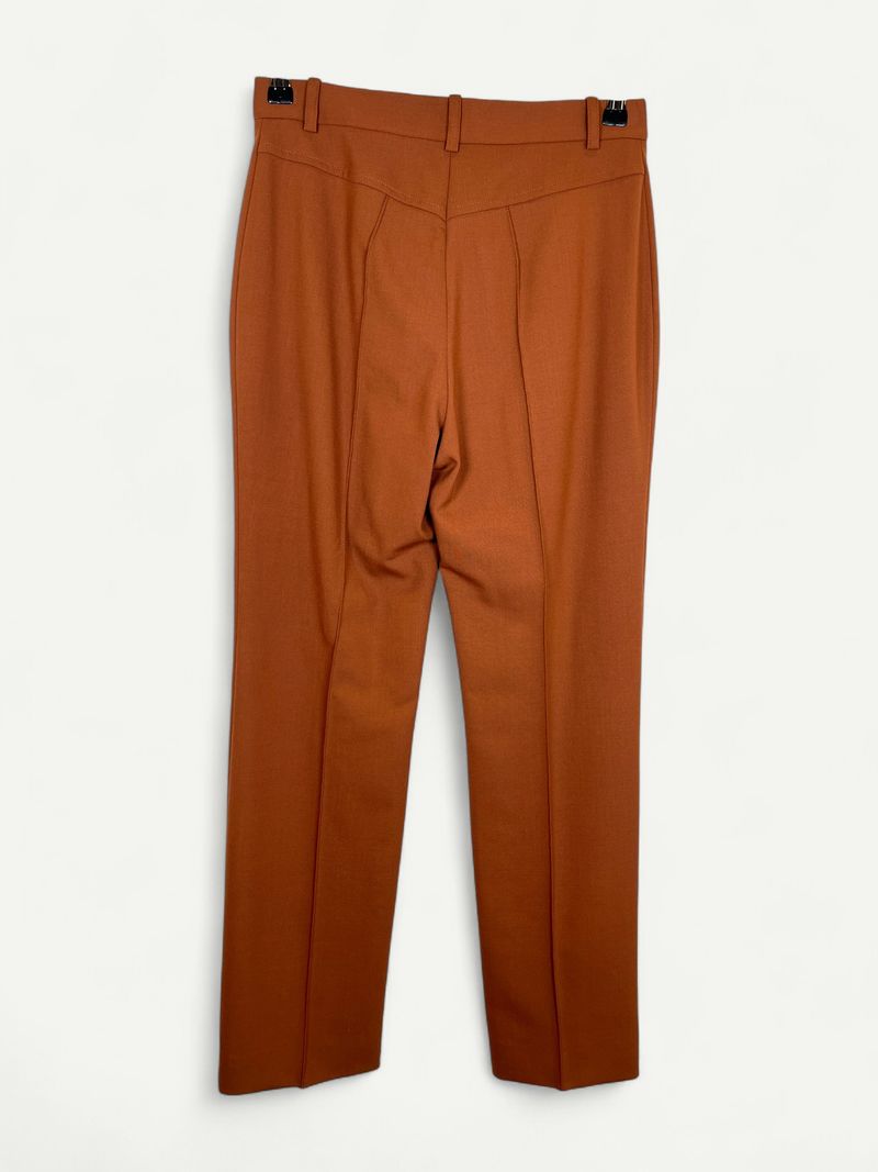 Wool Caramel Suit Pant