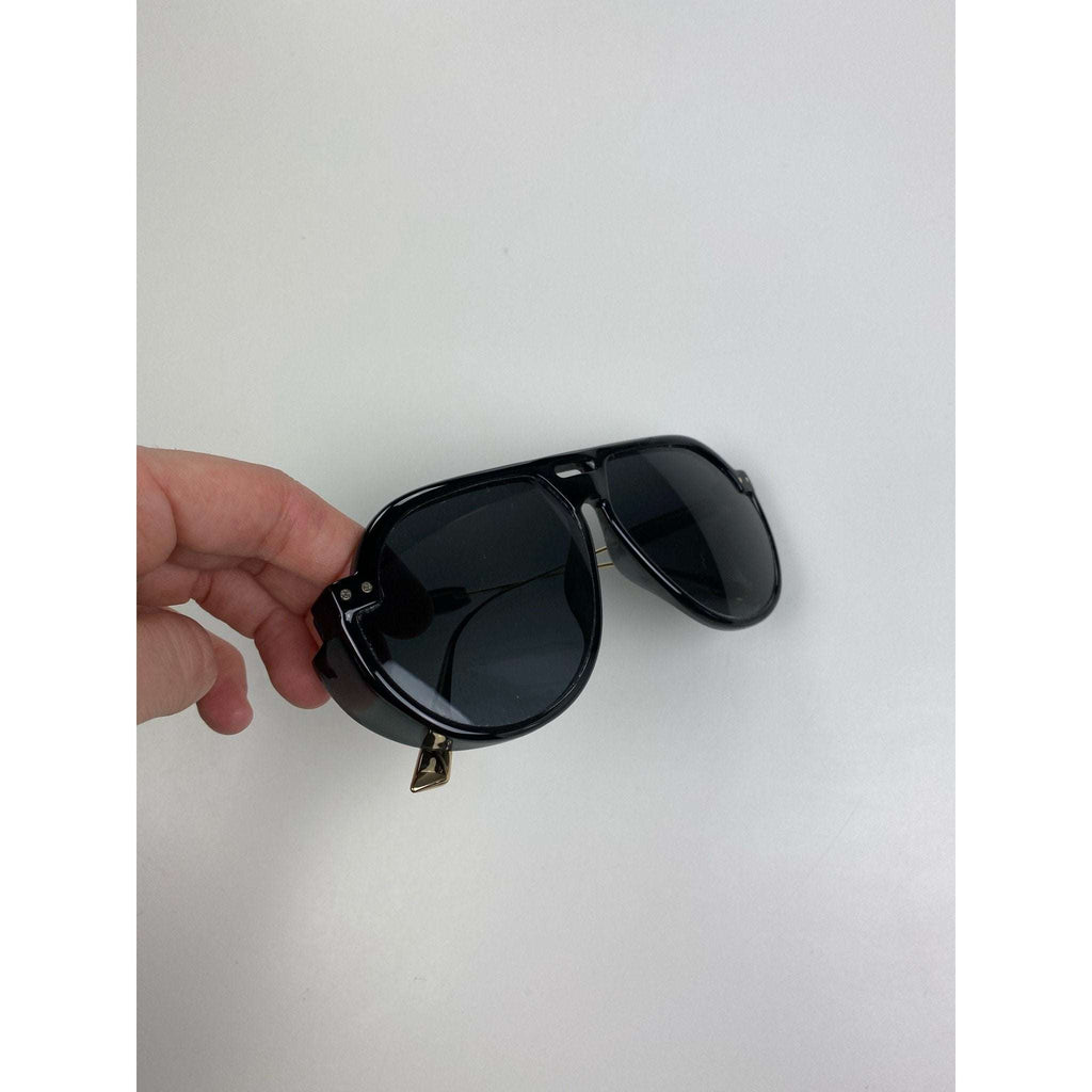 Black Aviator Sunglasses by Dior
