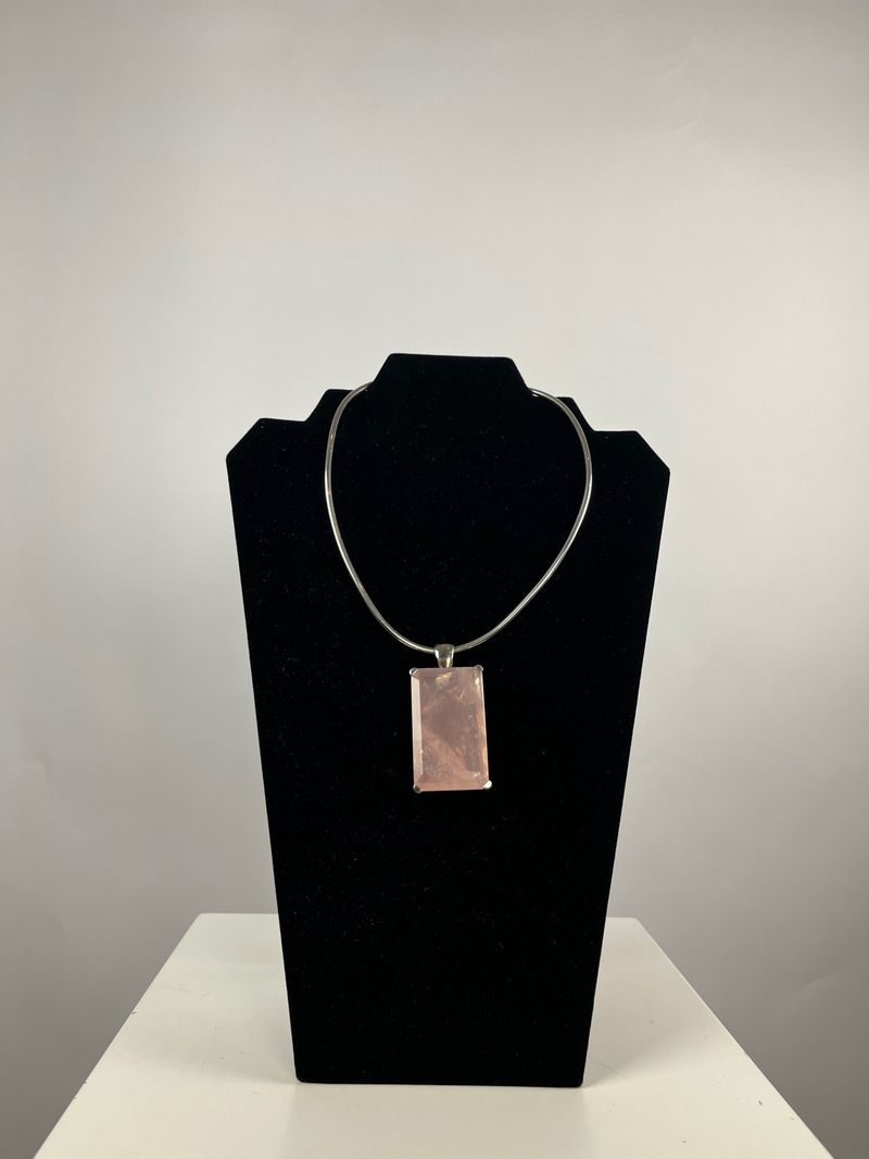Pink Pendant Necklace