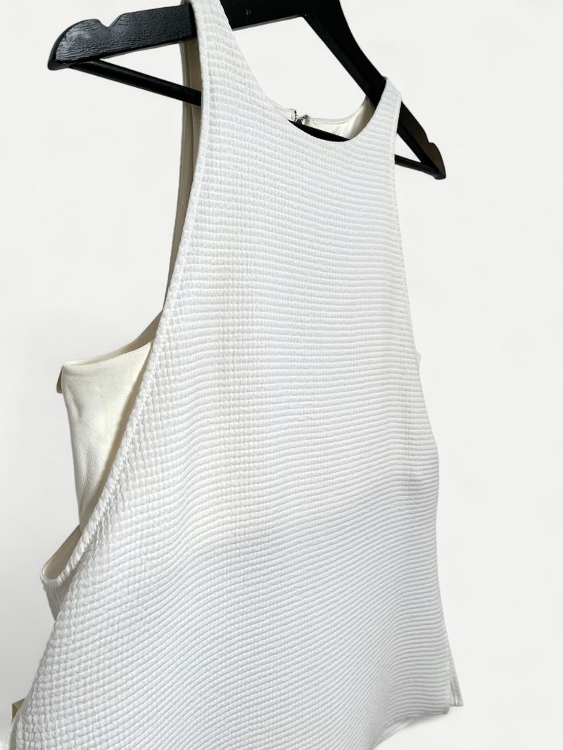 White Sleeveless Top