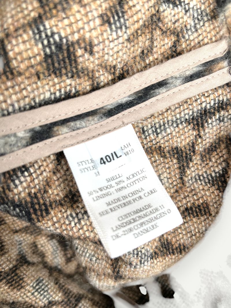 Animal Print Faux Fur Jacket