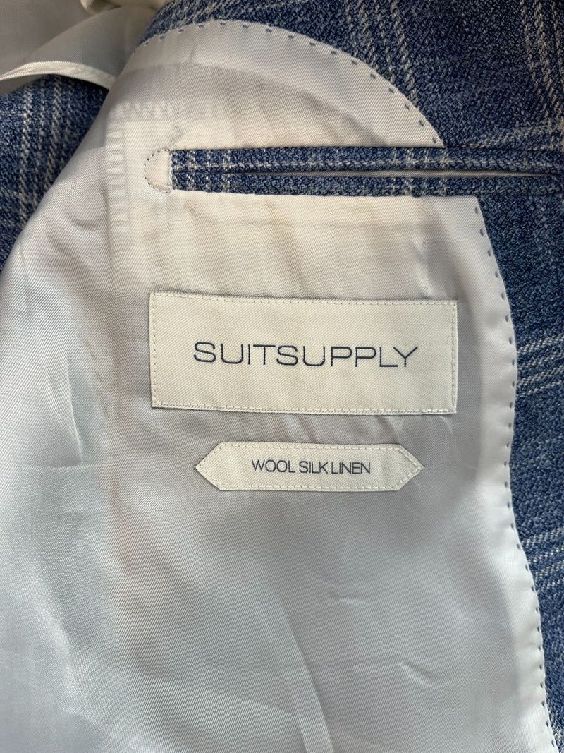 Blue Single Breasted Blazer