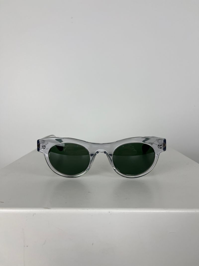 Transparent Round Frame Sunglasses