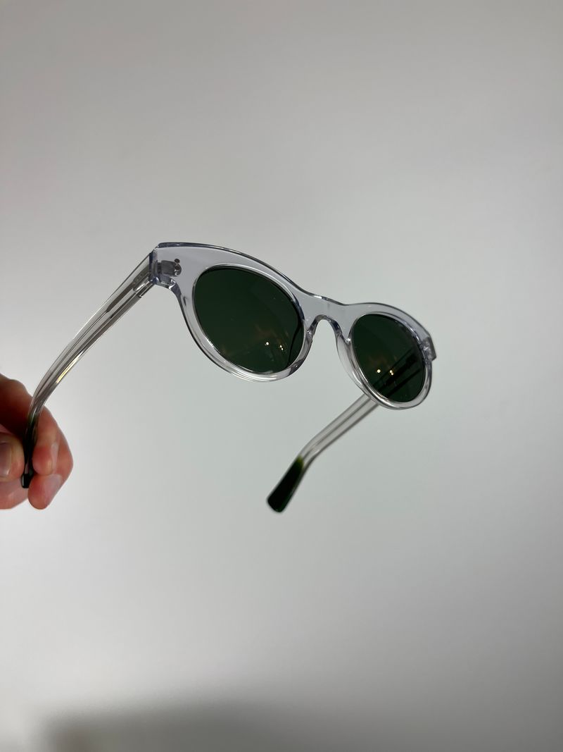 Transparent Round Frame Sunglasses
