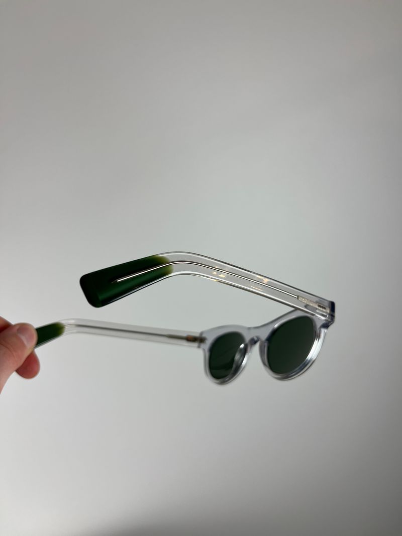 Transparent Round Frame Sunglasses