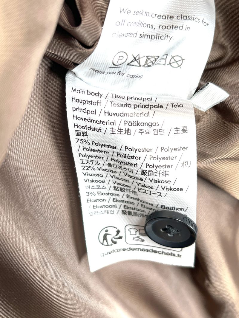 Espil Brown Single Breasted Blazer