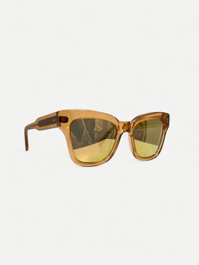 Brown Square Frame Sunglasse