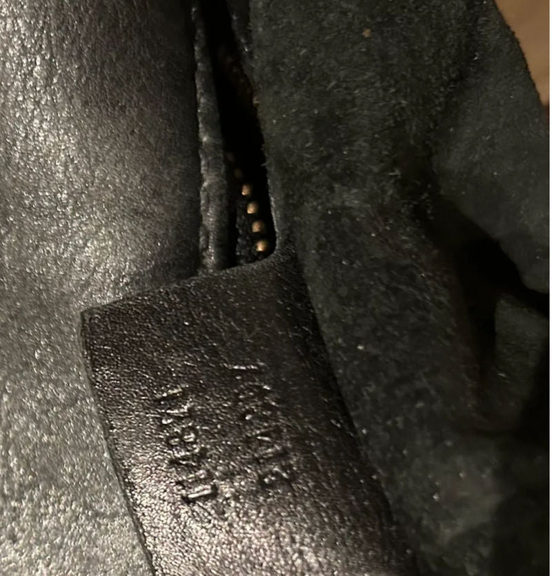 Amalfi Black Leather Hand Bag