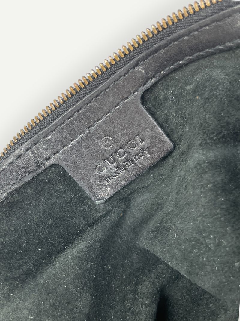 Amalfi Black Leather Hand Bag